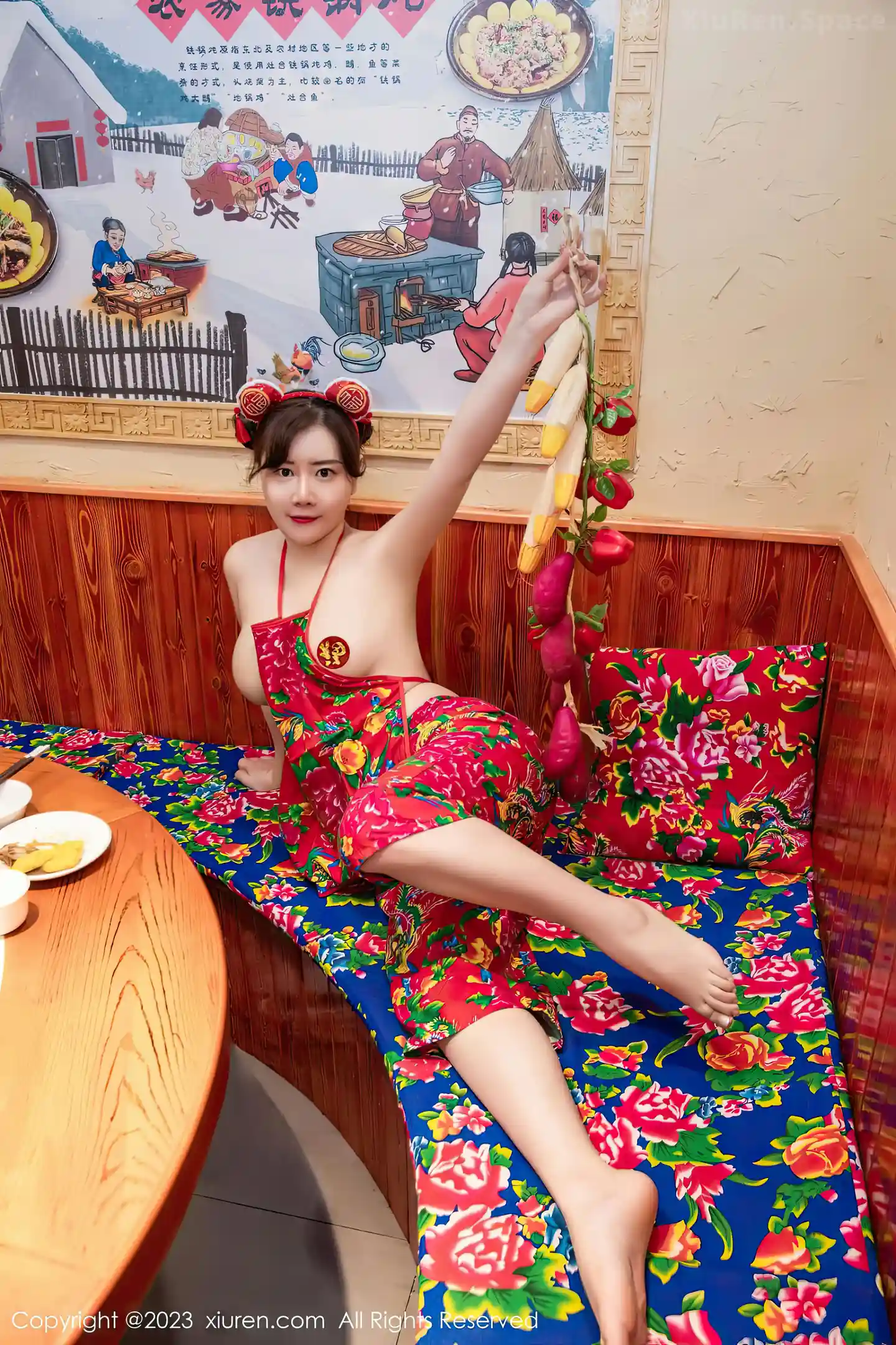 图片[5]-[Xiuren秀人网]2023.01.10 VOL.6110 严利娅Yuliya 米色蕾丝内衣加白色丝袜美腿性感私房写真集-秀人网官方网站